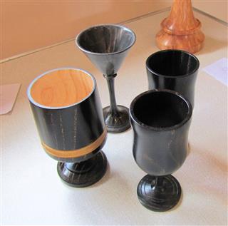 David Reed's Highly commended vases/goblets